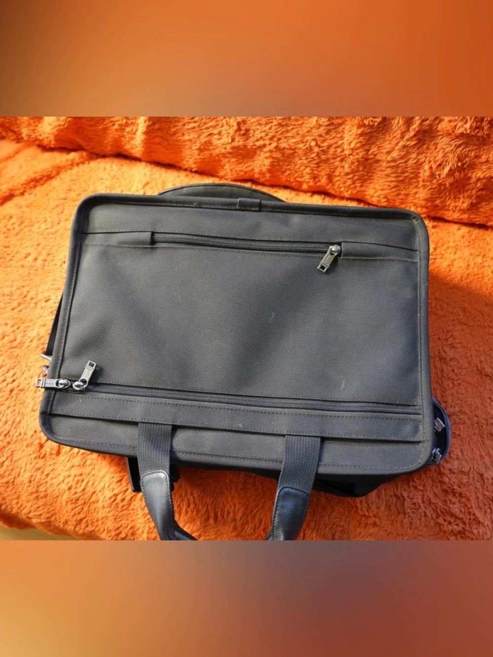 TUMI Expandable Organizer Laptop Brief Briefcase Bag 26041D4 Ballistic Nylon 10